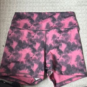 Women's Pink and Gray Shorts